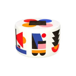 Qeeboo - Pouf Oggian Home Design White M - Pouf by Marco Oggian - Furnishing - Home - Avvenice^ Furnishings