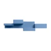 Qeeboo - Primitive Bookshelf XS - Blue Avio - Bookshelf by Studio Nucleo - Furnishing - Home - Avvenice^ Furnishings