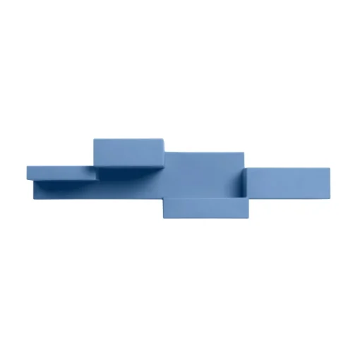 Qeeboo - Primitive Bookshelf XS - Blue Avio - Bookshelf by Studio Nucleo - Furnishing - Home - Avvenice^ Furnishings