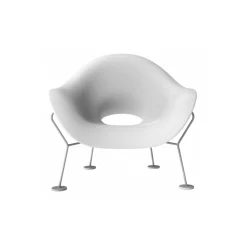 Qeeboo - Pupa Armchair Powder Coat Outdoor - White - Chair by Andrea Branzi - Furnishing - Home - Avvenice^ Furnishings