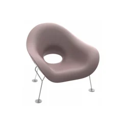 Qeeboo - Pupa Armchair Powder Coat Outdoor - Pink - Chair by Andrea Branzi - Furnishing - Home - Avvenice
