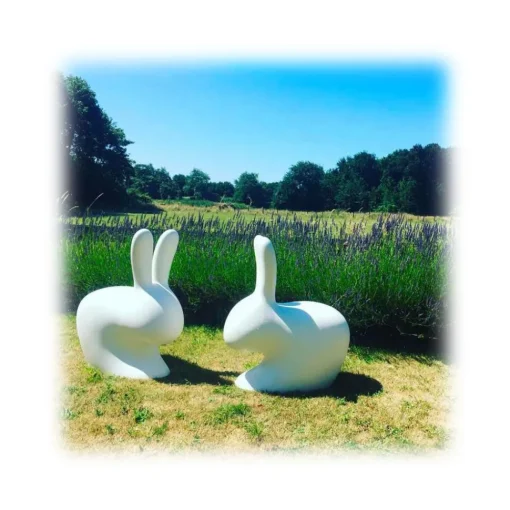 Qeeboo - Rabbit Chair - Bright Orange - Chair by Stefano Giovannoni - Furnishing - Home - Avvenice^ Furnishings