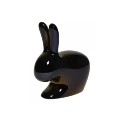Qeeboo - Rabbit Chair Baby Metal Finish - Black Pearl - Chair by Stefano Giovannoni - Furniture - Home - Avvenice^ Furnishings