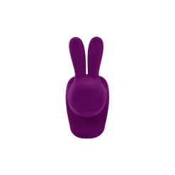 Qeeboo - Rabbit Chair Baby Velvet Finish - Purple - Chair by Stefano Giovannoni - Furniture - Home - Avvenice^ Furnishings