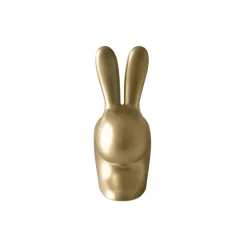 Qeeboo - Rabbit Chair Baby Satin Gold - Satin Gold - Chair by Stefano Giovannoni - Furnishing - Home - Avvenice^ Furnishings