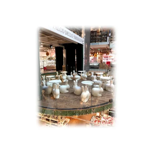 Qeeboo - Rabbit Chair Baby - Grey - Chair by Stefano Giovannoni - Furniture - Home - Avvenice