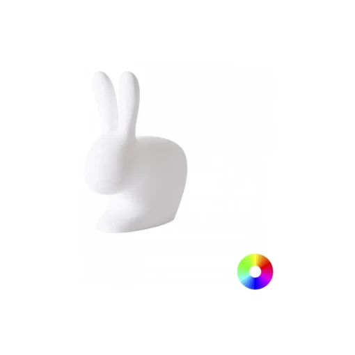 Qeeboo - Rabbit Small Rechargeable Lamp - White - Free Standing Lamp by Stefano Giovannoni - Lighting - Home - Avvenice^ Lighting & Lamps