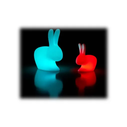 Qeeboo - Rabbit Small Rechargeable Lamp - White - Free Standing Lamp by Stefano Giovannoni - Lighting - Home - Avvenice^ Lighting & Lamps