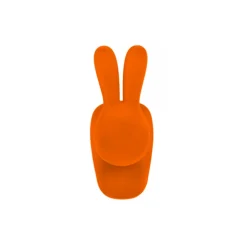 Qeeboo - Rabbit XS Bookend Velvet Finish - Orange - by Stefano Giovannoni - Furniture - Home - Avvenice^ Home Accessories