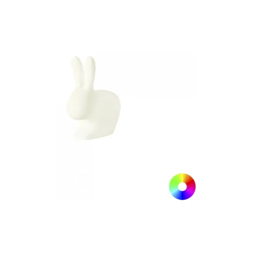 Qeeboo - Rabbit XS Rechargeable Lamp - White - Free Standing Lamp by Stefano Giovannoni - Lighting - Home - Avvenice