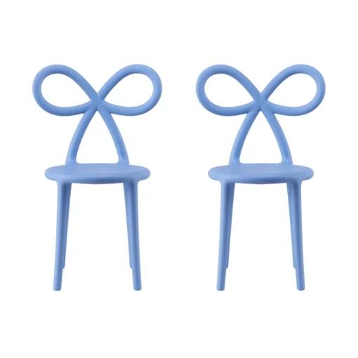 Qeeboo - Ribbon Chair Baby - Set of 2 Pieces - Light Blue - Chair by Nika Zupanc - Furnishing - Home - Avvenice^ Furnishings