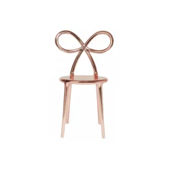 Qeeboo - Ribbon Chair Metal Finish - Rose Gold - Chair by Nika Zupanc - Furnishing - Home - Avvenice