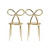Qeeboo - Ribbon Chair Metal Finish Set of 2 Pieces - Gold - Chair by Nika Zupanc - Furnishing - Home - Avvenice^ Furnishings