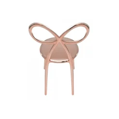 Qeeboo - Ribbon Chair Metal Finish - Rose Gold - Chair by Nika Zupanc - Furnishing - Home - Avvenice