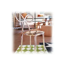 Qeeboo - Ribbon Chair Metal Finish - Rose Gold - Chair by Nika Zupanc - Furnishing - Home - Avvenice