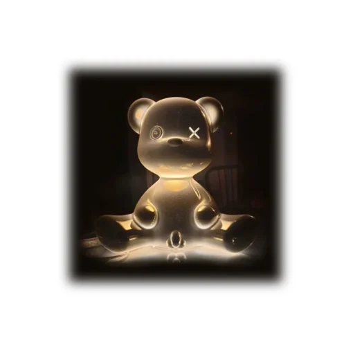 Qeeboo - Teddy Boy Lamp Metal Finish - Copper - Table Standing Lamp by Stefano Giovannoni - Lighting - Home - Avvenice^ Lighting & Lamps