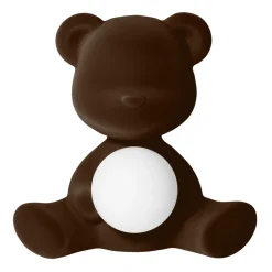 Qeeboo - Teddy Girl Rechargeable Lamp Velvet Finish - Dark Brown - Standing Lamp by Stefano Giovannoni - Lighting - Home - Avvenice^ Lighting & Lamps