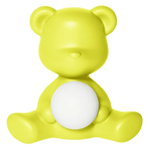 Qeeboo - Teddy Girl Rechargeable Lamp - Lime - Table Standing Lamp by Stefano Giovannoni - Lighting - Home - Avvenice