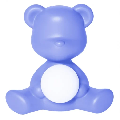 Qeeboo - Teddy Girl Rechargeable Lamp - Light Blue - Table Standing Lamp by Stefano Giovannoni - Lighting - Home - Avvenice^ Lighting & Lamps