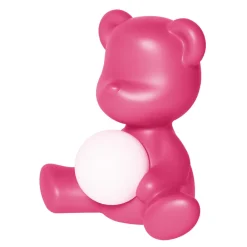 Qeeboo - Teddy Girl Rechargeable Lamp - Fuxia - Table Standing Lamp by Stefano Giovannoni - Lighting - Home - Avvenice