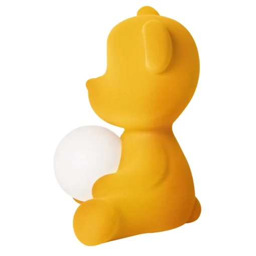 Qeeboo - Teddy Girl Rechargeable Lamp Velvet Finish - Dark Gold - Standing Lamp by Stefano Giovannoni - Lighting - Home - Avvenice^ Lighting & Lamps