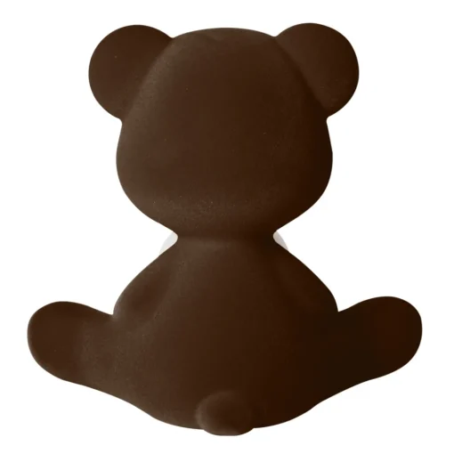 Qeeboo - Teddy Girl Rechargeable Lamp Velvet Finish - Dark Brown - Standing Lamp by Stefano Giovannoni - Lighting - Home - Avvenice^ Lighting & Lamps