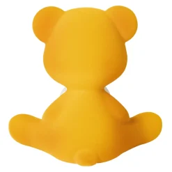 Qeeboo - Teddy Girl Rechargeable Lamp Velvet Finish - Dark Gold - Standing Lamp by Stefano Giovannoni - Lighting - Home - Avvenice^ Lighting & Lamps