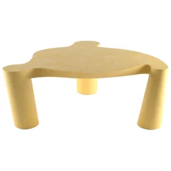 Qeeboo - Three Legs and a Table - Yellow - Table by Ron Arad - Furnishing - Home - Avvenice^ Furnishings
