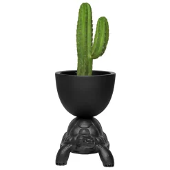 Qeeboo - Turtle Carry - Black - Planter and Champagne Cooler by Marcantonio - Furnishing - Home - Avvenice^ Furnishings | Accessories