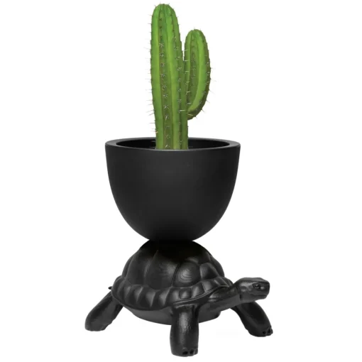Qeeboo - Turtle Carry - Black - Planter and Champagne Cooler by Marcantonio - Furnishing - Home - Avvenice^ Furnishings | Accessories