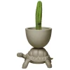 Qeeboo - Turtle Carry - Dove Grey - Planter and Champagne Cooler by Marcantonio - Furnishing - Home - Avvenice