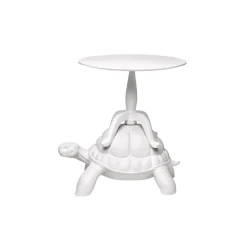 Qeeboo - Turtle Carry Coffee Table - White - Coffee Table by Marcantonio - Furnishing - Home - Avvenice