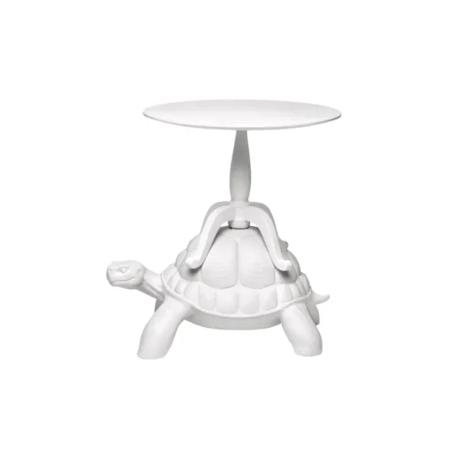 Qeeboo - Turtle Carry Coffee Table - White - Coffee Table by Marcantonio - Furnishing - Home - Avvenice