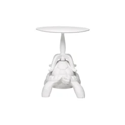 Qeeboo - Turtle Carry Coffee Table - White - Coffee Table by Marcantonio - Furnishing - Home - Avvenice