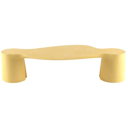 Qeeboo - Two Legs and a Table - Yellow - Table by Ron Arad - Furnishing - Home - Avvenice