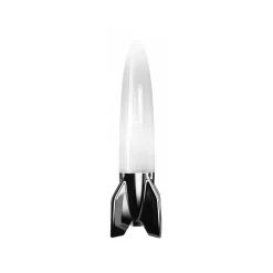 Qeeboo - V-2 Schneider Lamp Metal Finish - Silver White - Lamp by Studio Job - Lighting - Home - Avvenice