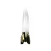 Qeeboo - V-2 Schneider Lamp Metal Finish - Gold White - Lamp by Studio Job - Lighting - Home - Avvenice^ Lighting & Lamps