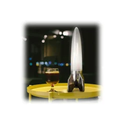 Qeeboo - V-2 Schneider Lamp Metal Finish - Gold White - Lamp by Studio Job - Lighting - Home - Avvenice^ Lighting & Lamps