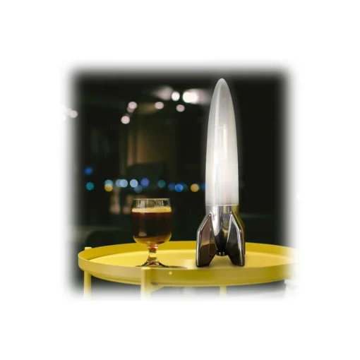 Qeeboo - V-2 Schneider Lamp Metal Finish - Gold White - Lamp by Studio Job - Lighting - Home - Avvenice^ Lighting & Lamps