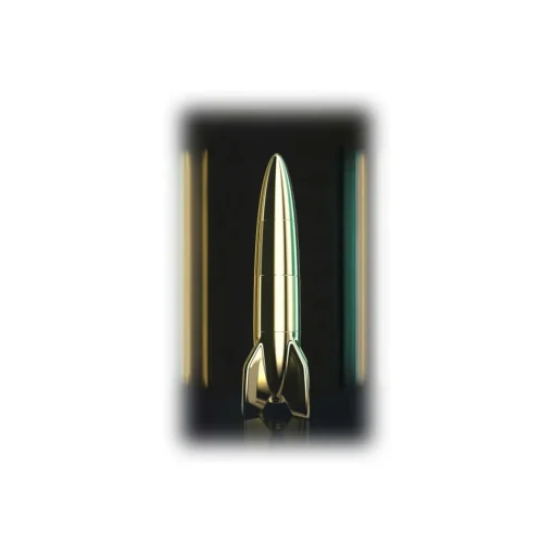 Qeeboo - V-2 Schneider Lamp Metal Finish - Gold - Lamp by Studio Job - Lighting - Home - Avvenice^ Lighting & Lamps