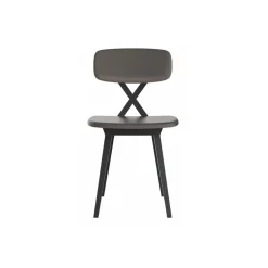 Qeeboo - X Chair with Cushion Set of 2 Pieces - Dove Grey - Chair by Nika Zupanc - Furnishing - Home - Avvenice