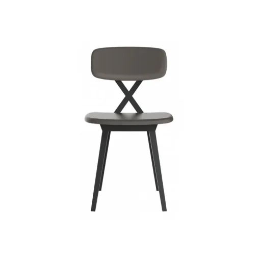 Qeeboo - X Chair with Cushion Set of 2 Pieces - Dove Grey - Chair by Nika Zupanc - Furnishing - Home - Avvenice