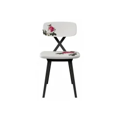 Qeeboo - X Chair with Flower Cushion Set of 2 Pieces - Flower - Chair by Nika Zupanc - Furnishing - Home - Avvenice^ Furnishings
