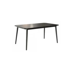 Qeeboo - X Table 160 - Black - Table by Nika Zupanc - Furnishing - Home - Avvenice^ Furnishings