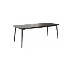 Qeeboo - X Table Extendible - Black - Table by Nika Zupanc - Furnishing - Home - Avvenice