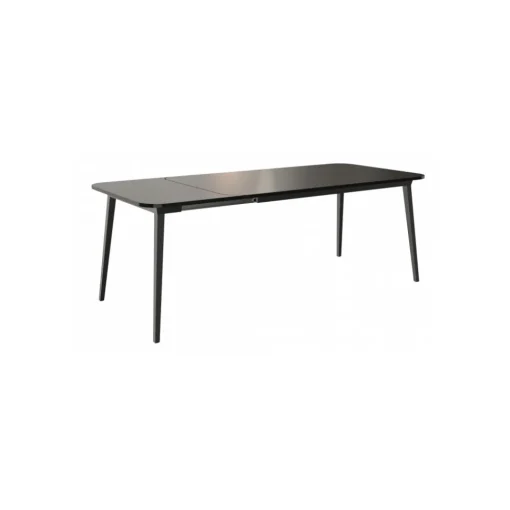 Qeeboo - X Table Extendible - Black - Table by Nika Zupanc - Furnishing - Home - Avvenice