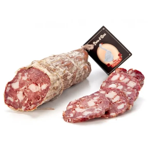 Quack Italia - Pure Goose Salami Quack - Cured Meat - 400 g - Avvenice^ Salami & Cheeses