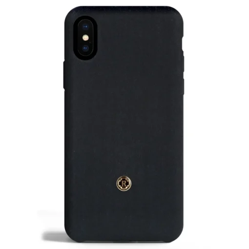 Revested Milano - Herringbone - Deep Water - iPhone XS Max Case - Apple - Artisan Wool Cover - Avvenice