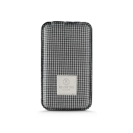 Revested Milano - Houndstooth - Power Bank - 4000 mAh - iPhone - Apple - Samsung - Artisan Fabric Cover - Avvenice^ Accessories