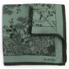 Revested Milano - Jardin - Sage - Pocket Square - Artisan Silk Foulard - Handmade in Italy - Avvenice^ Scarves | Ties & Bow Ties